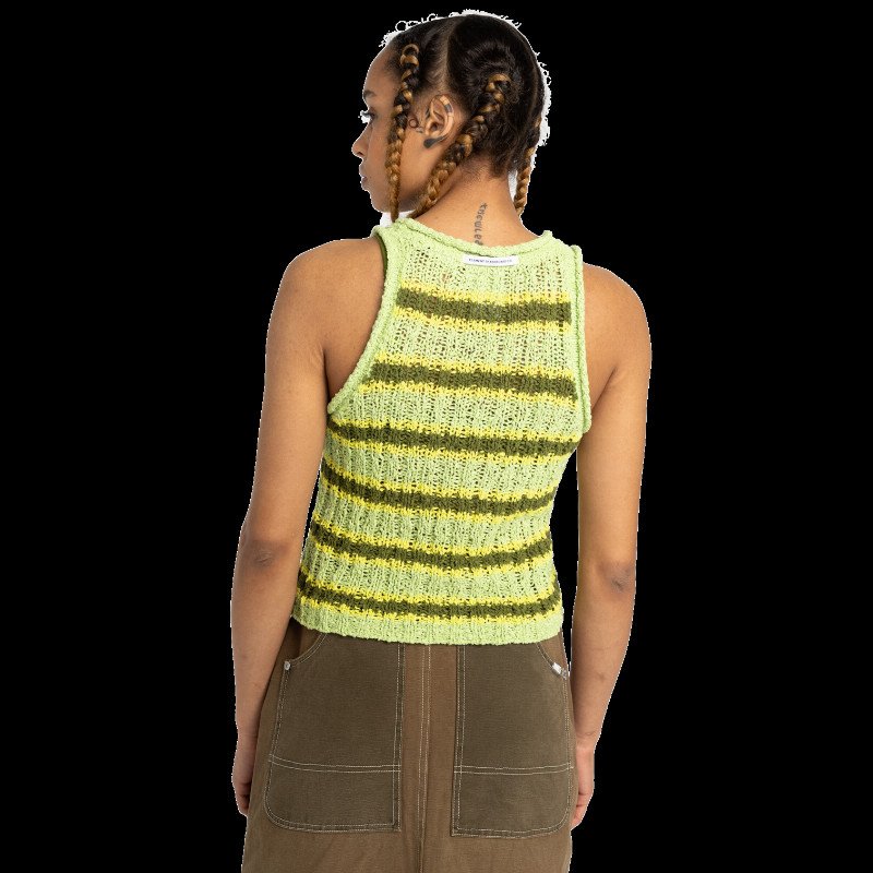 Flip Knit Top in Lettuce, Aurora & Mafly