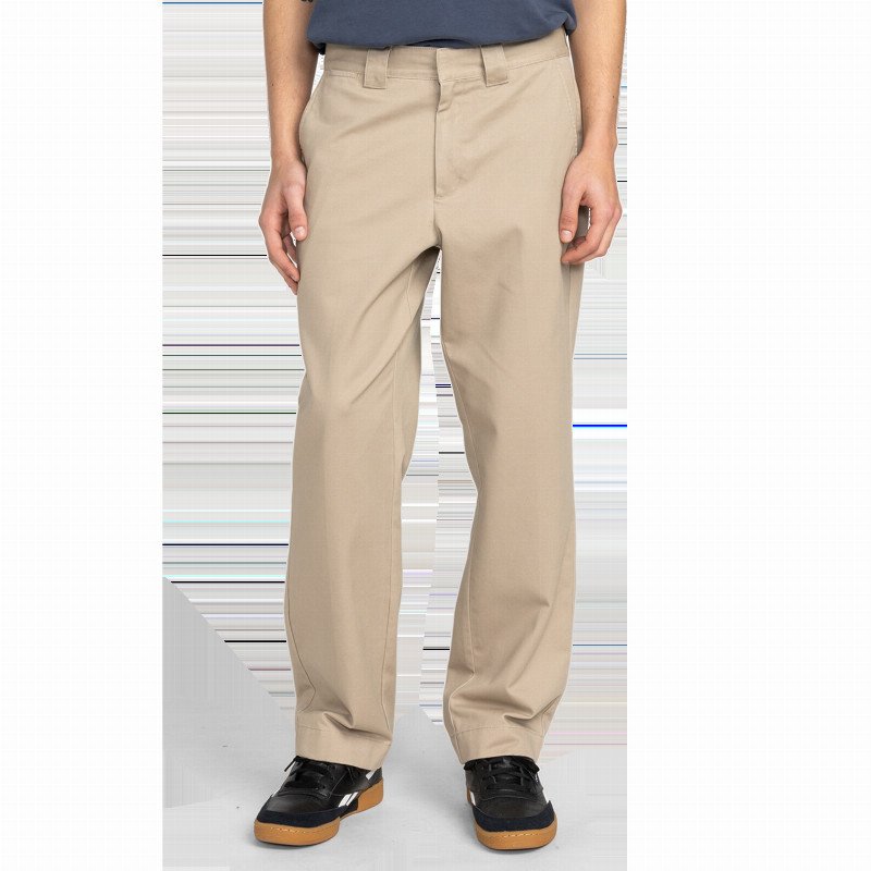 Howland Work Chino Trousers in Aluminium