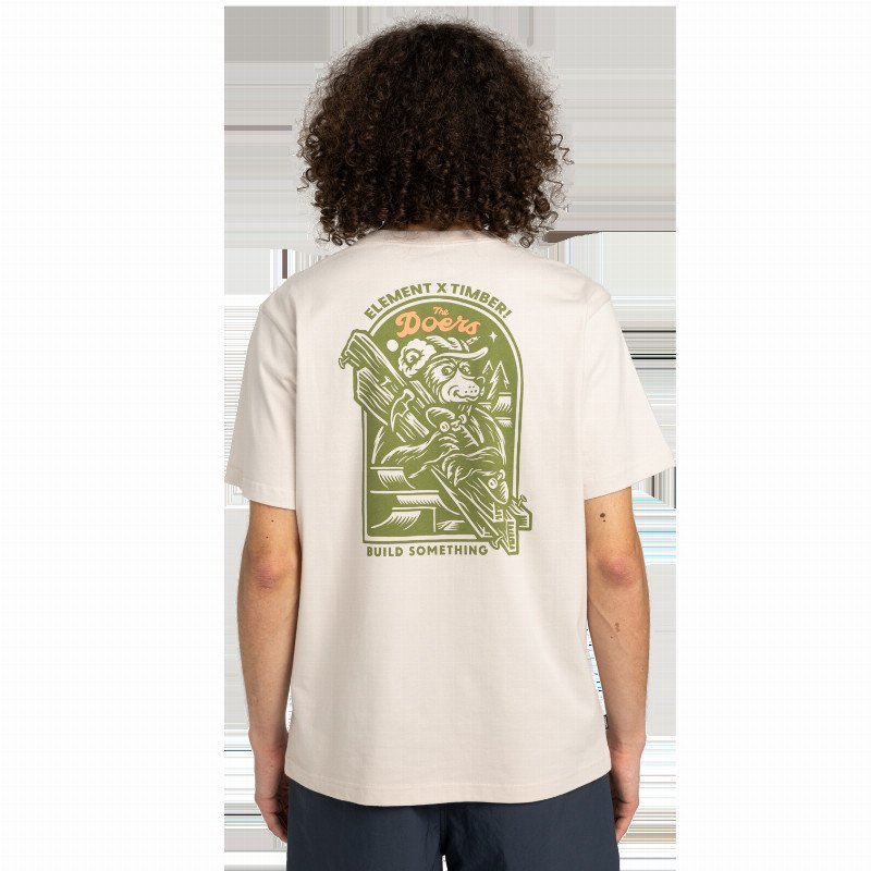 Timber Carry T-Shirt in Oat Milk