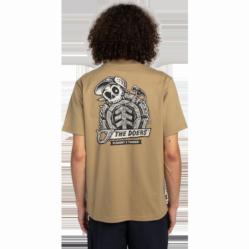 Timber Icons T-Shirt in Khaki