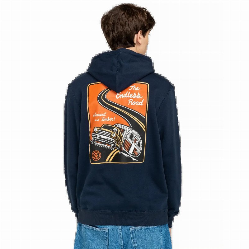Timber Novel Hoodie in Eclispe Navy