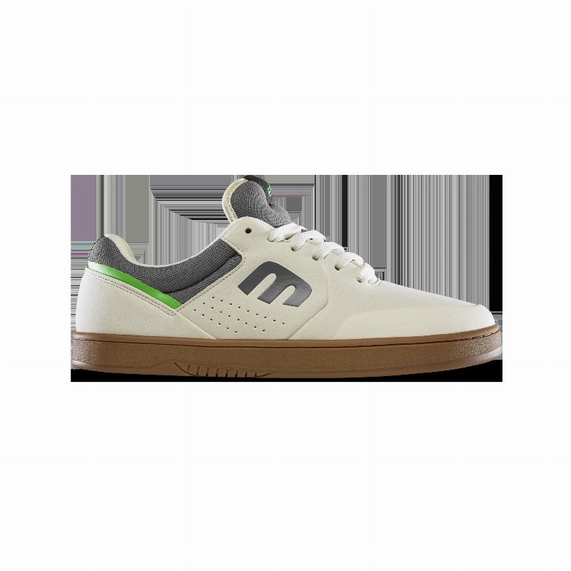 Marana Michelin Shoes in White, Grey & Gum