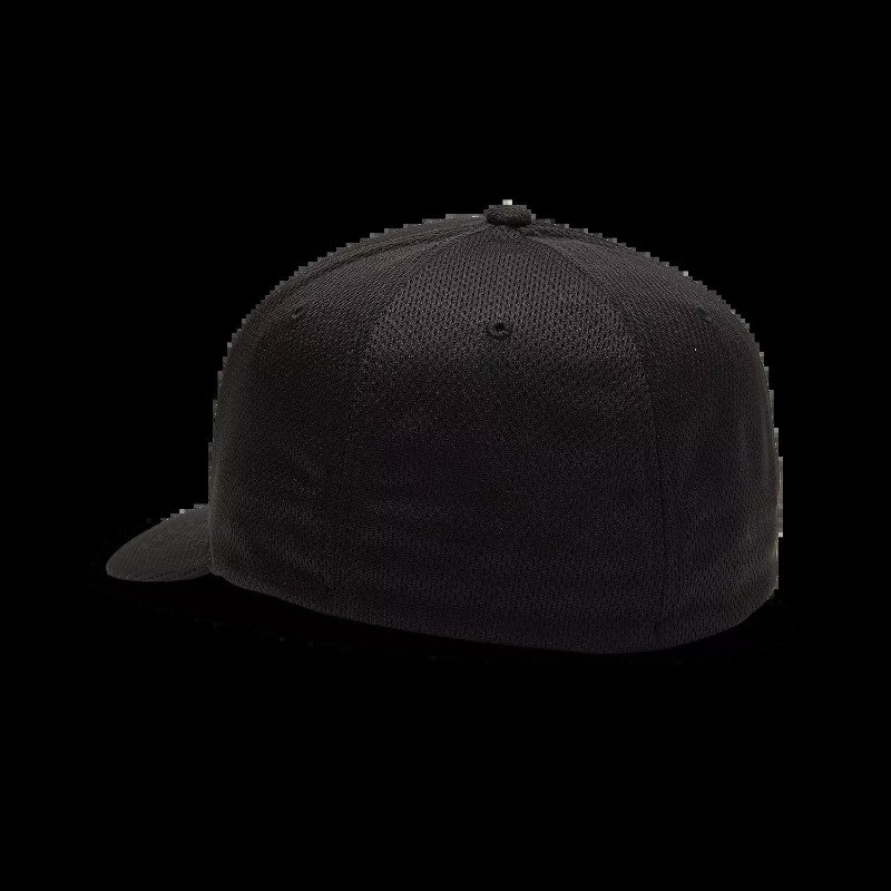 Fox Head Cap in Black & Charcoal Grey