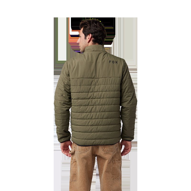 Howel Puffy Jacket in Olive Green