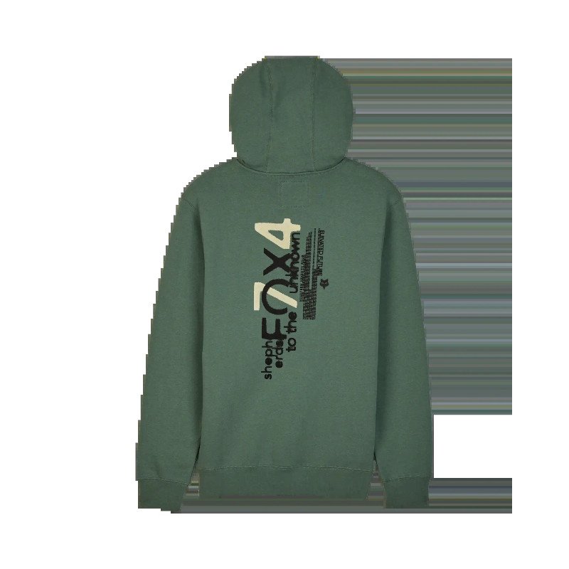 Kritical Fleece Hoodie in Hunter Green