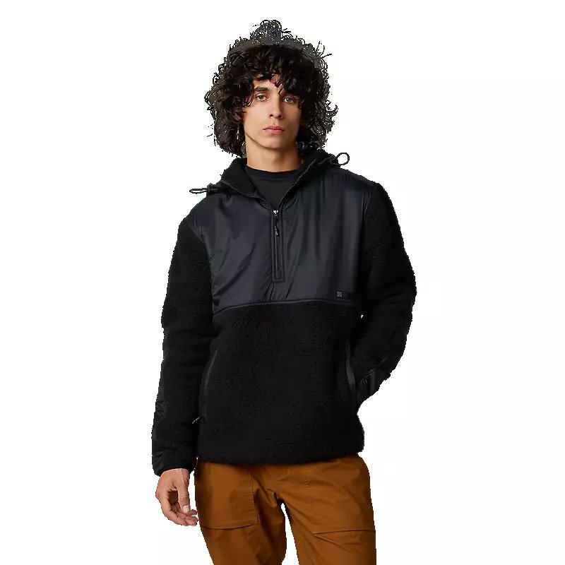 TACTICAL DIVERSION HALF ZIP HOODIE BLACK