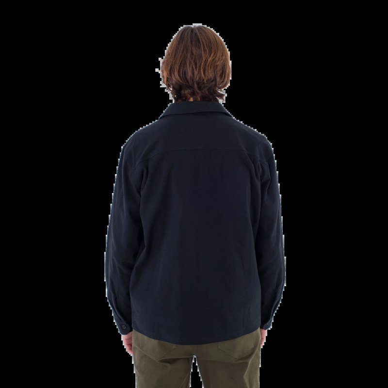 Bixby Flannel Lined Shirt in Black