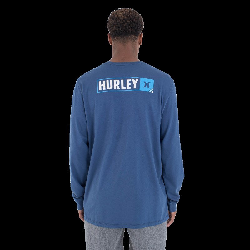 Corner Long Sleeve T-Shirt in Abyss