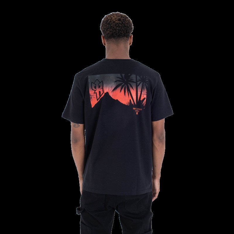 Hawaii Sunset T-Shirt in Black