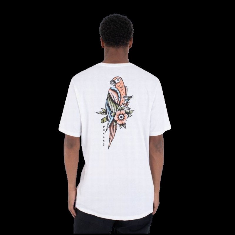 Parrot Lad T-Shirt in White
