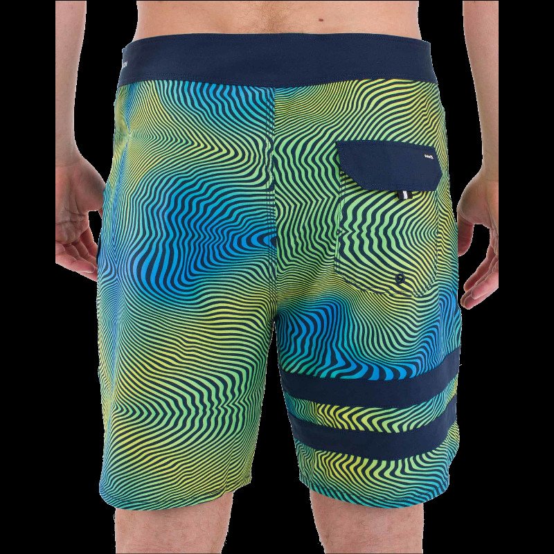 Phantom Eco Block Party Boardshorts in Armored Navy