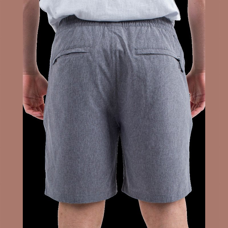 Phantom Flow Walkshorts in Black Heather