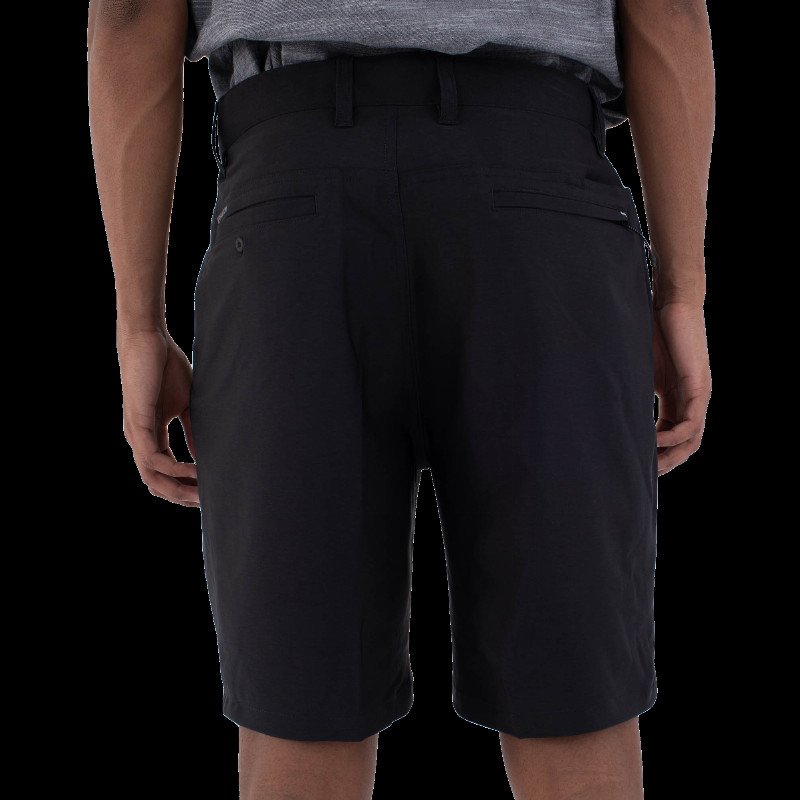 Phantom Heather Walkshorts in Black
