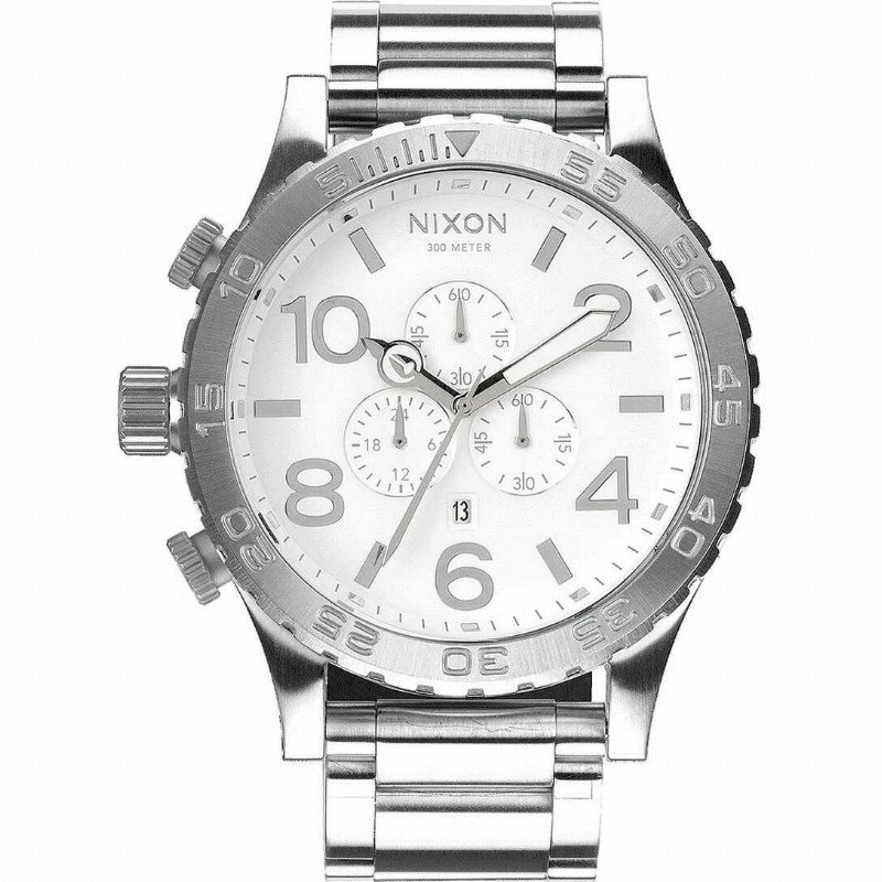 A083-488-00 51-30 CHRONO - HIGH POLISH / WHITE WATCH