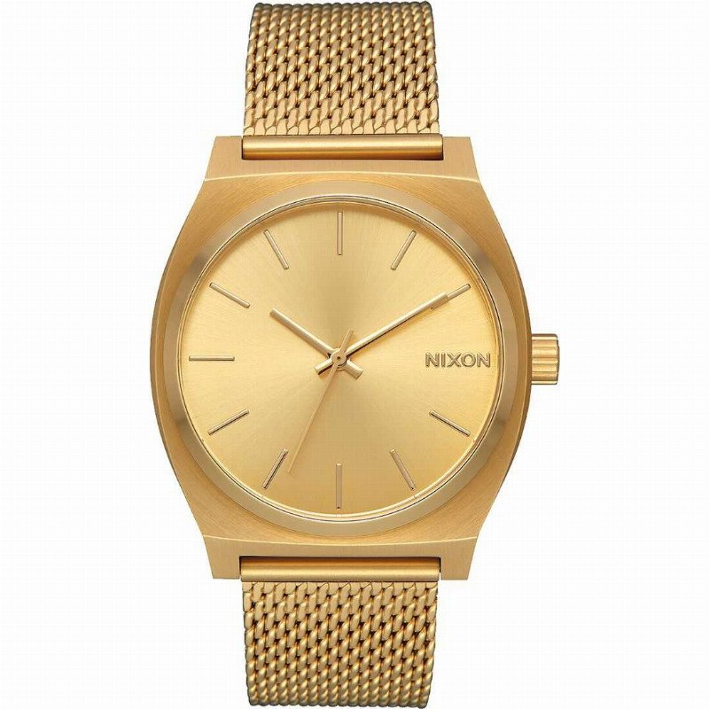 A1187-502-00 TIME TELLER MILANESE - ALL GOLD IP WATCH