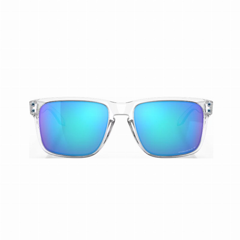 Holbrook XL Prizm Polarised Sunglasses in Polished Clear & Prizm Sapphire