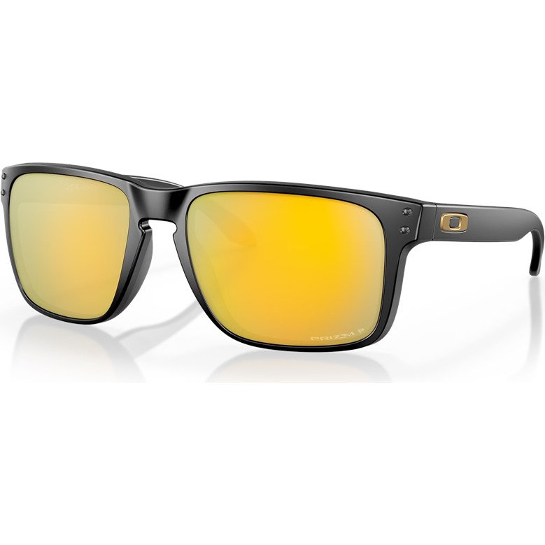 Oakley Holbrook XL Prizm Polarised Sunglasses - Matte Black & Prizm 24K