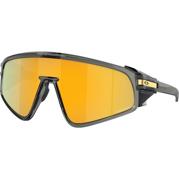 Oakley Latch Panel Prizm Sunglasses - Grey Smoke & Prizm 24K