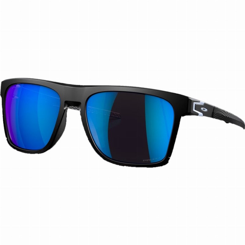Oakley Leffingwell Prizm Sunglasses - Matte Black & Prizm Sapphire