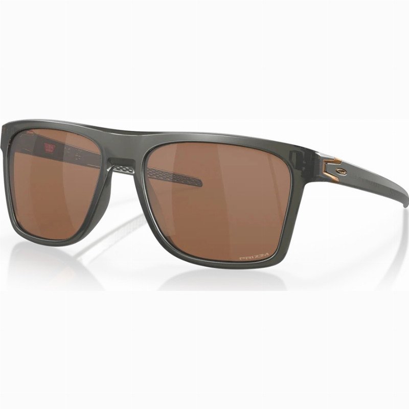 Oakley Leffingwell Prizm Sunglasses - Tungsten & Matte Grey Smoke