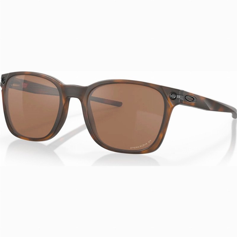 Oakley Ojector Prizm Polarised Sunglasses - Tungsten & Matte Brown Tortoise