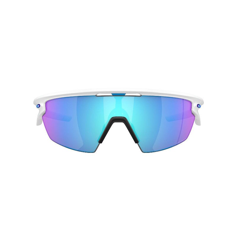 Sphaera Prizm Polarised Sunglasses in Matte White & Prizm Sapphire