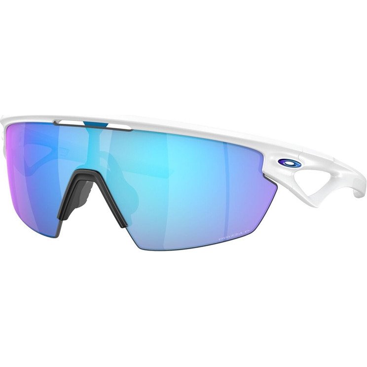 Oakley Sphaera Prizm Polarised Sunglasses - Matte White & Prizm Sapphire