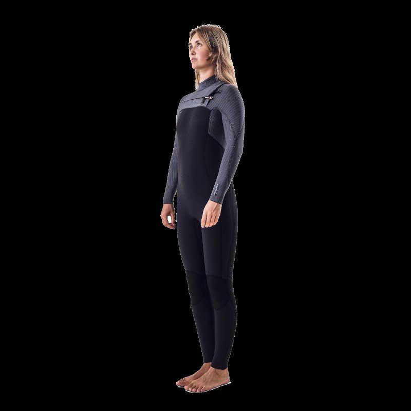 Blueprint 5/4mm+ Chest Zip Wetsuit in Black & Shade
