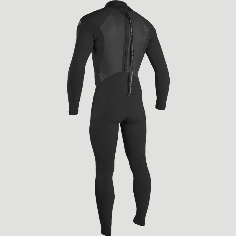 Epic 3/2mm Back Zip Wetsuit in Black