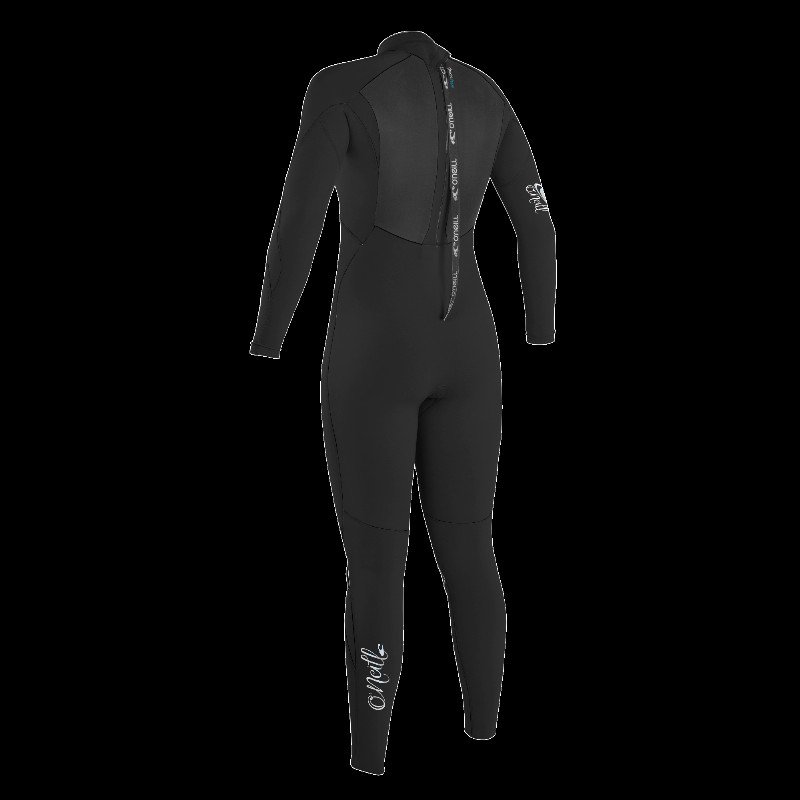 Epic 5/4mm Back Zip Wetsuit in Black, Black & Black