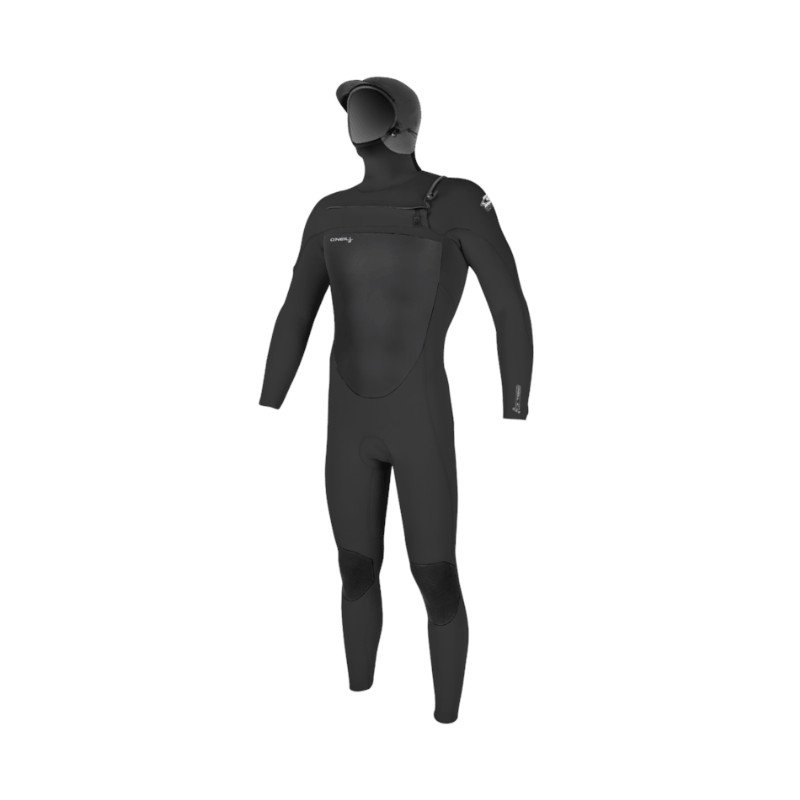 O'Neill Epic 6/5mm Hooded Chest Zip Wetsuit - Black - LT