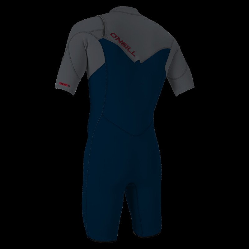 Hammer 2mm Chest Zip Shorty Wetsuit in Abyss, Graphite & Graphite
