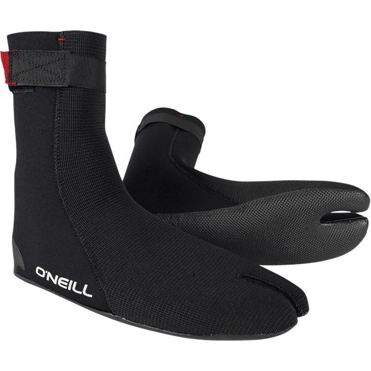 O'Neill Heat Ninja 3mm Split Toe Wetsuit Boots - Black