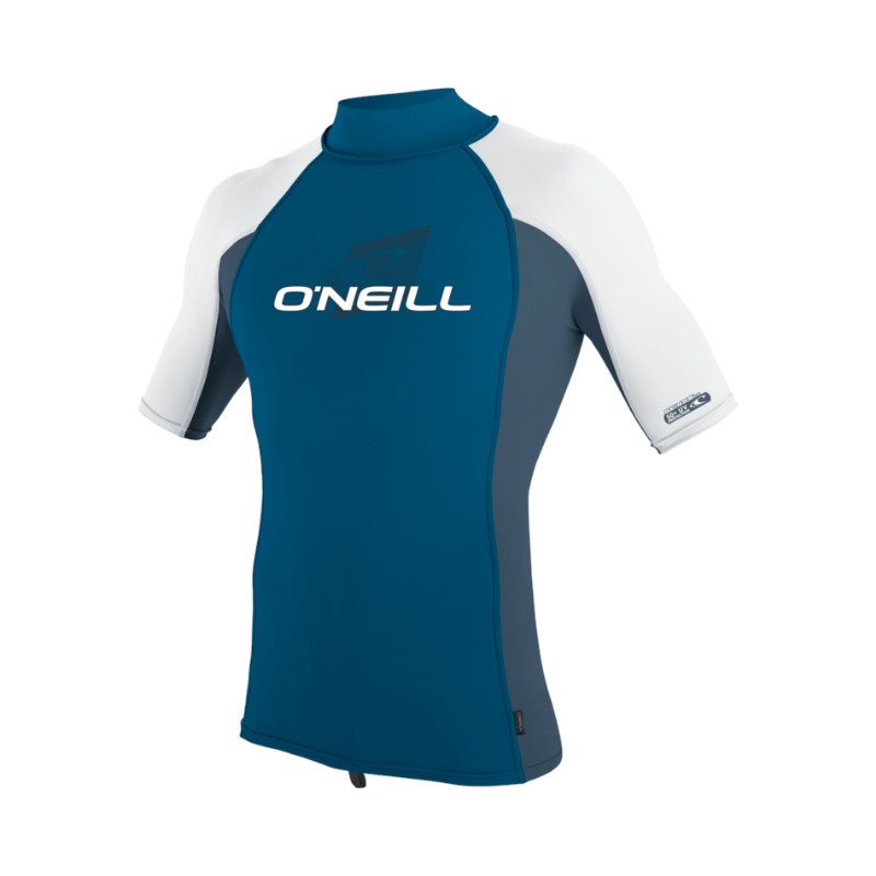 O'Neill Premium Skins Turtleneck Rash Vest - Ultra Blue, Copen Blue & White - 2XL