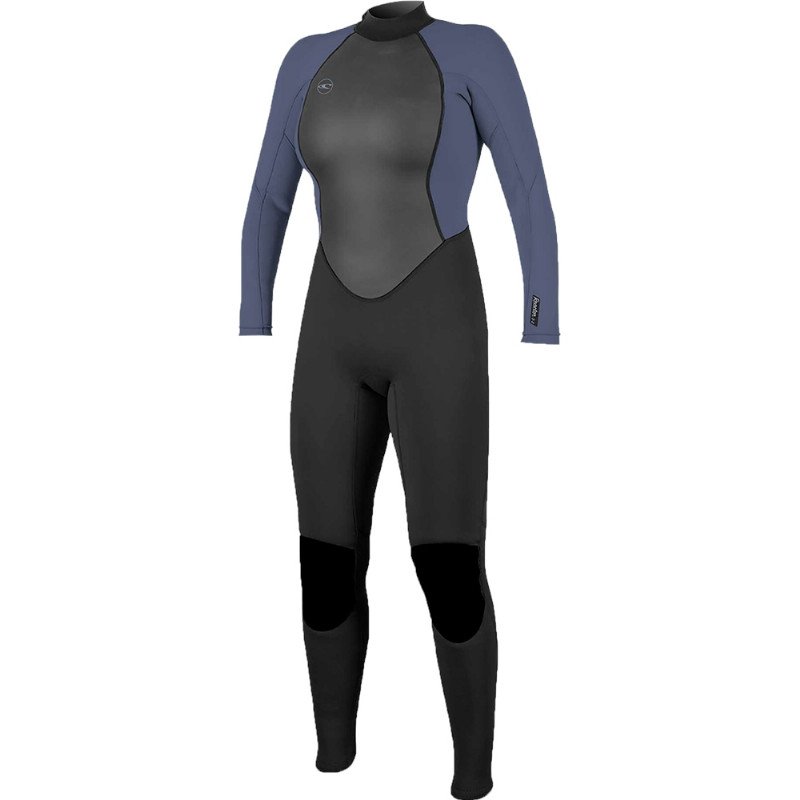 O'Neill Reactor-2 3/2mm Back Zip Wetsuit - Black & Mist