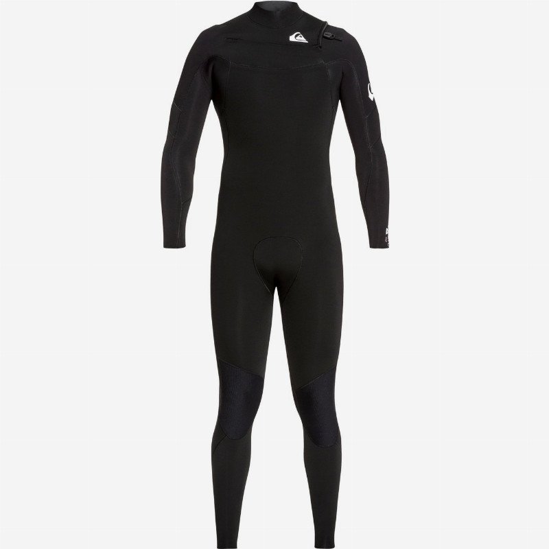 3/2mm Syncro - Chest Zip Wetsuit for Men - Black - Quiksilver