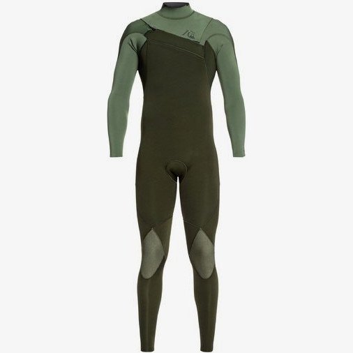 4/3MM HIGHLINE LIMITED MONOCHROME - CHEST ZIP WETSUIT BROWN
