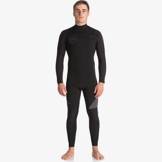 4/3MM SYNCRO SERIES - CHEST ZIP GBS WETSUIT FOR MEN BLACK