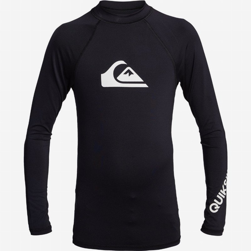 All Time - Long Sleeve UPF 50 Rash Vest - Black - Quiksilver