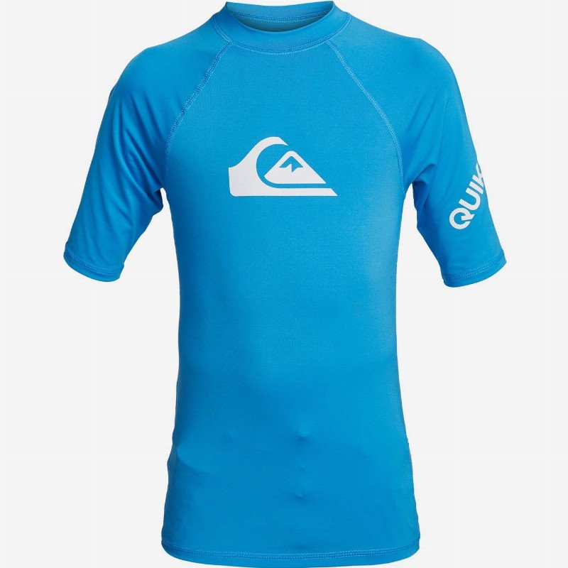 All Time - Short Sleeve UPF 50 Rash Vest - Blue - Quiksilver