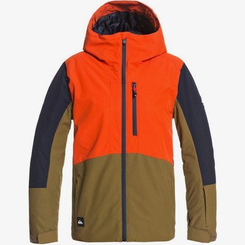 Ambition - Snow Jacket for Boys 8-16 - Orange - Quiksilver