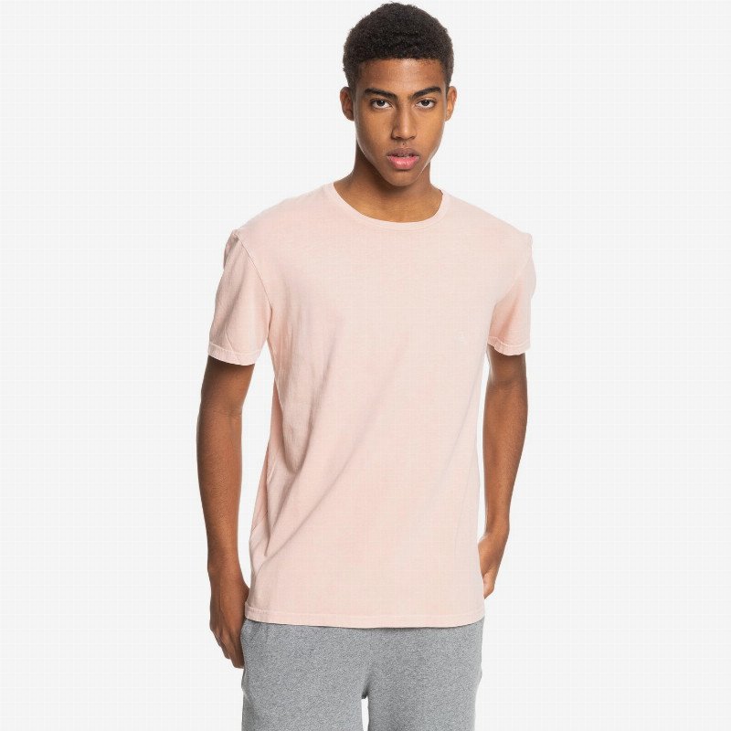 Basic Bubble - Organic T-Shirt for Men - Pink - Quiksilver
