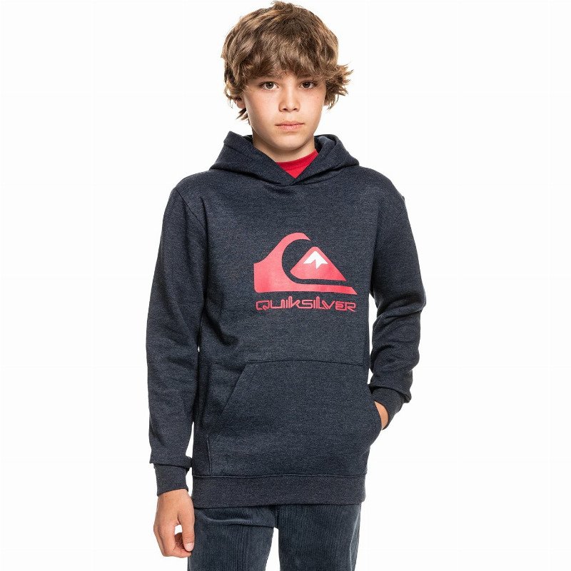 Boy's Big Logo Hooded Sweatshirt