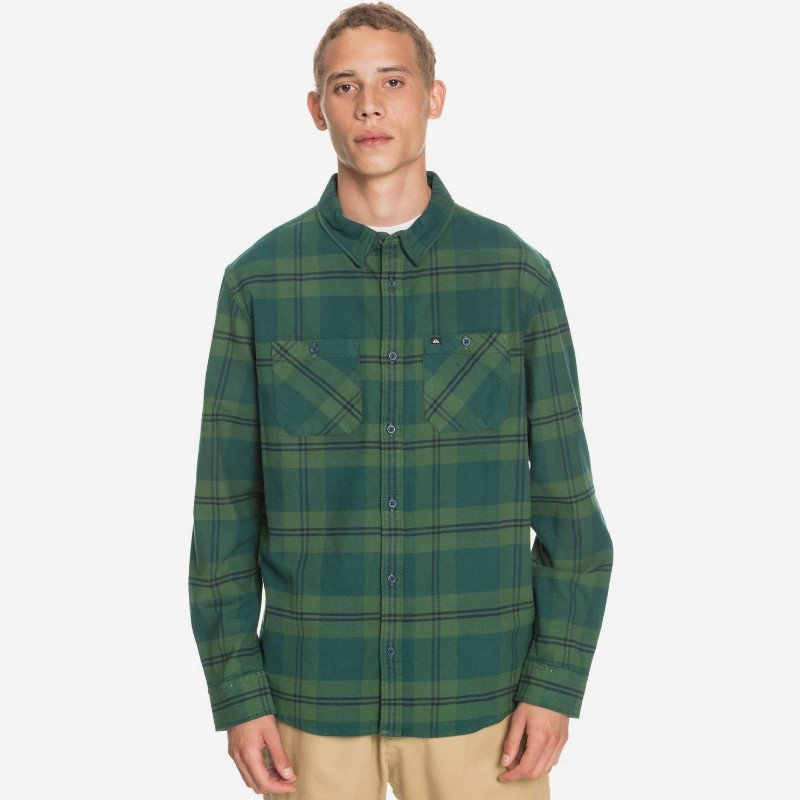 Buff Plus - Long Sleeve Shirt for Men - Green - Quiksilver