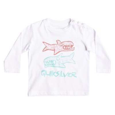CLASSIC DOUBLE FISH - LONG SLEEVE T-SHIRT FOR BABY BOYS WHITE