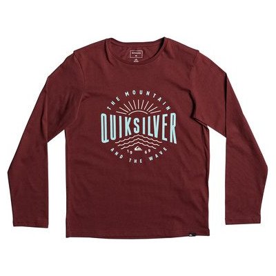CLASSIC MAD WAVE - LONG SLEEVE T-SHIRT FOR BOYS 8-16 RED