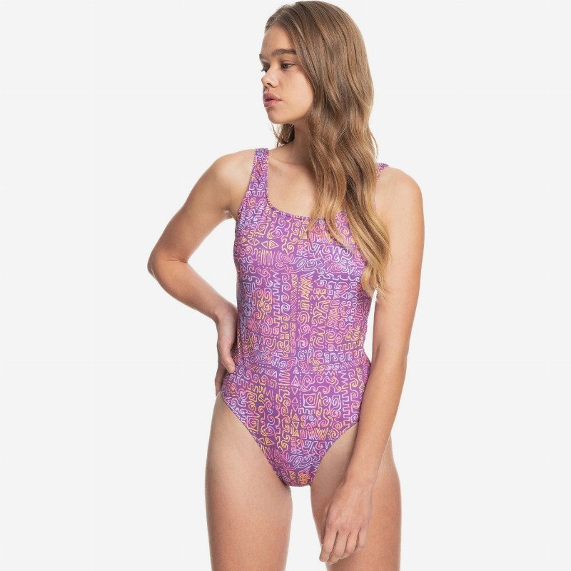 Classic - One-Piece Swimsuit for Women - Purple - Quiksilver