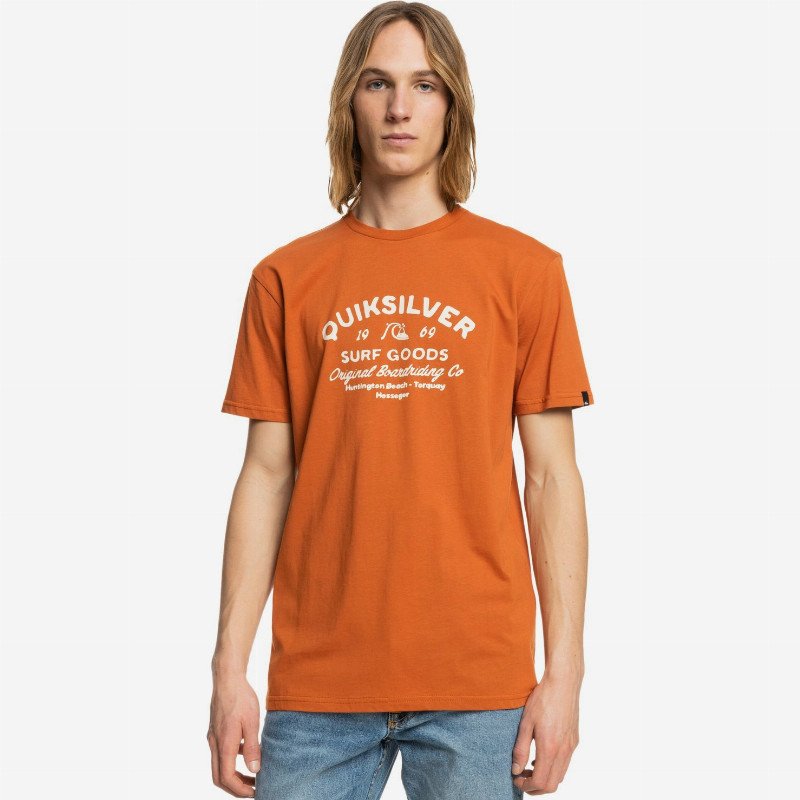 Closed Tion - T-Shirt for Men - Brown - Quiksilver