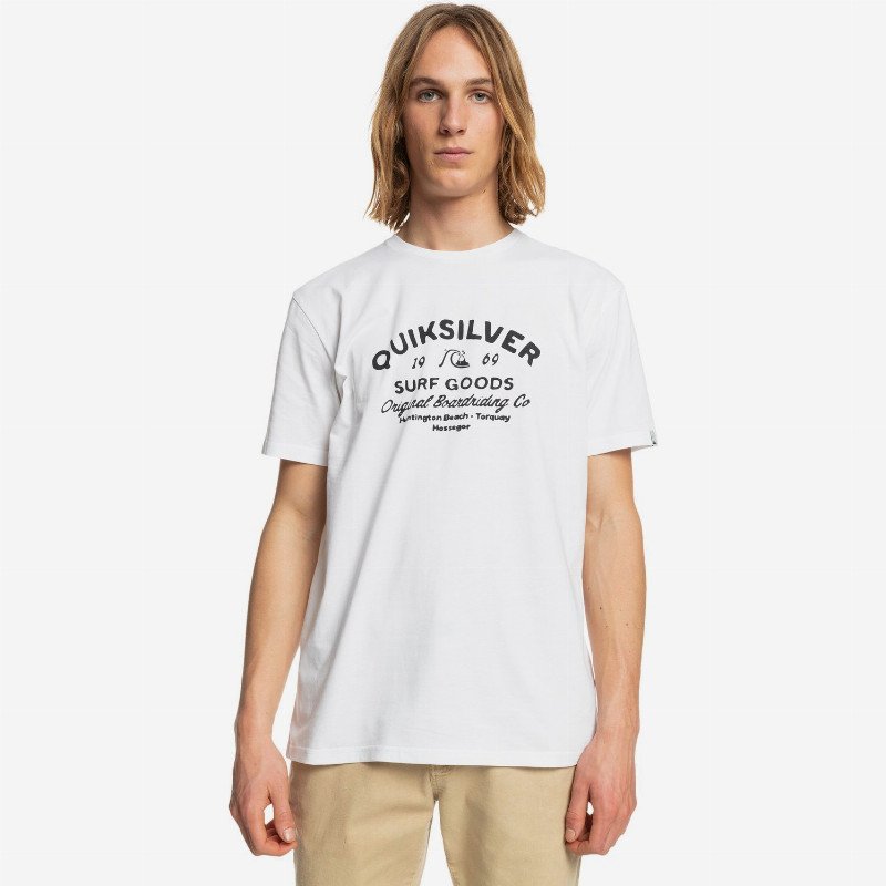 Closed Tion - T-Shirt for Men - White - Quiksilver