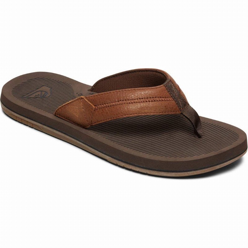 Coastal Oasis Deluxe - Leather Sandals for Men